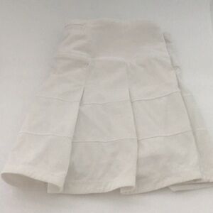 Lululemon White Pleated Skirt Skort Size 4